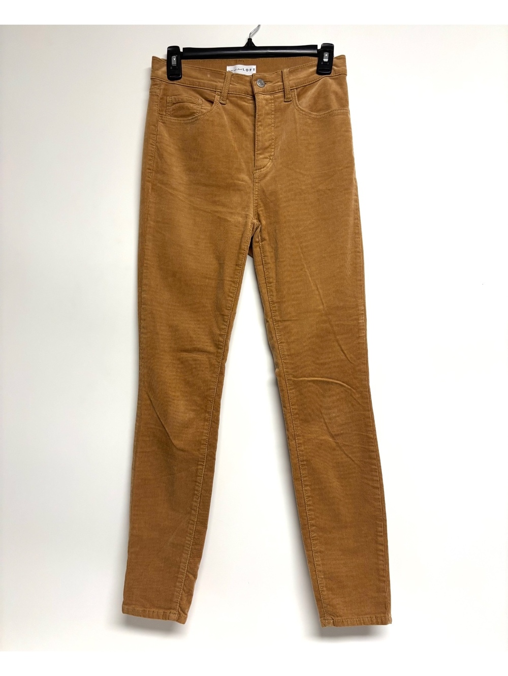 LOFT Tan Corduroy Skinny Ankle Pants Women’s 0 / 25